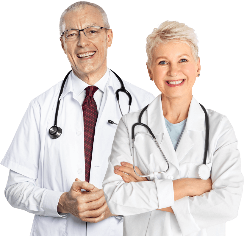 Deux médecins seniors du réseau MediTravel Solutions